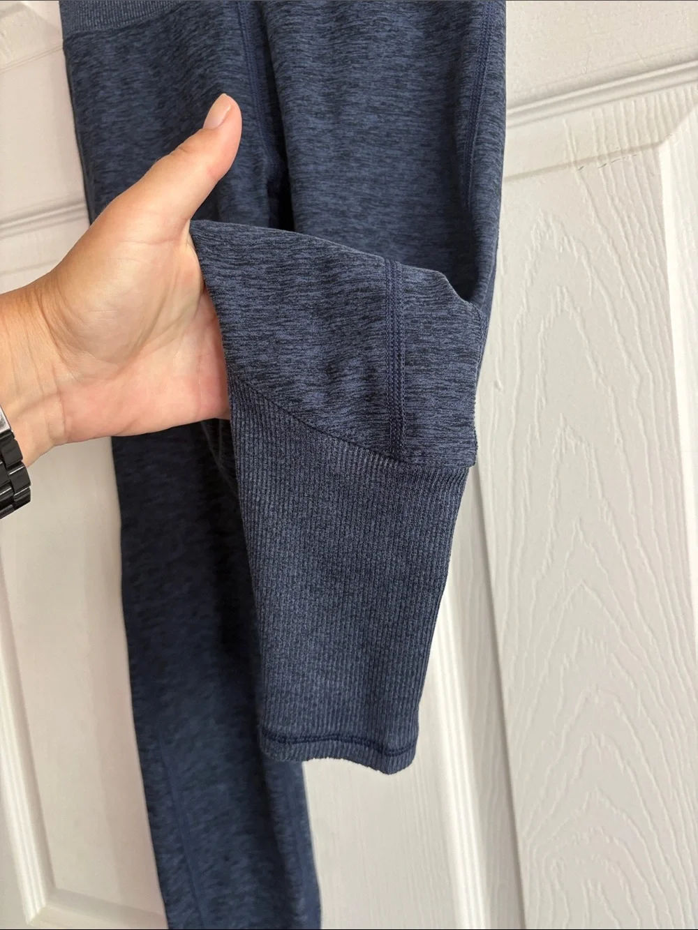 ALO Yoga Navy Heather Lounge Alosoft Leggings - XS